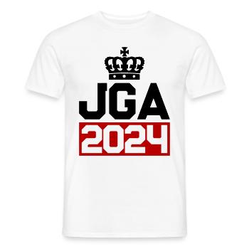 Junggesellenabschied Jga 2024 - Männer T-Shirt - Weiß - Vorne - AI Model Male 178 dark (178cm)