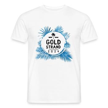 Sables d’Or 2024 Coloré - T-shirt homme - blanc - Devant - AI Model Male 178 dark (178cm)