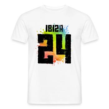 Ibiza 24 Jersey 2024 - Men's T-Shirt - white - Front - AI Model Male 178 dark (178cm)