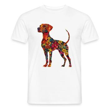 Rhodesian Ridgeback - Männer T-Shirt - Weiß - Vorne - AI Model Male 178 dark (178cm)