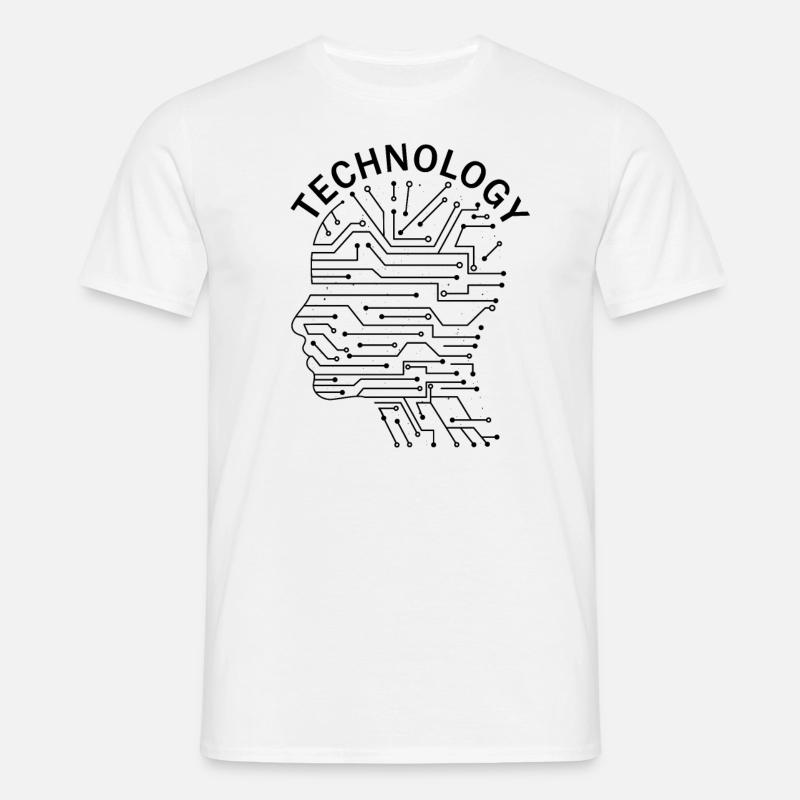 Technology technologie nerd - Männer T-Shirt - Weiß
