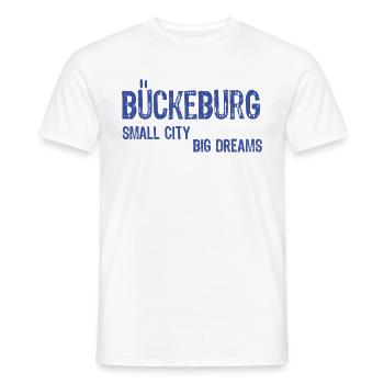 Bückeburg - Männer T-Shirt - Weiß - Vorne - AI Model Male 178 dark (178cm)