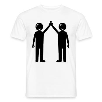 Freundschaft Beste Freunde - Männer T-Shirt - Weiß - Vorne - AI Model Male 178 dark (178cm)