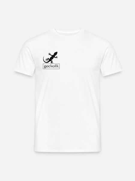Gecko - Männer T-Shirt - Weiß