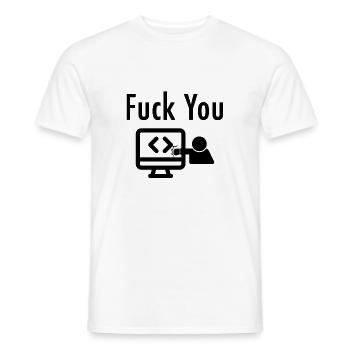 Coding - Männer T-Shirt - Weiß - Vorne - AI Model Male 178 dark (178cm)