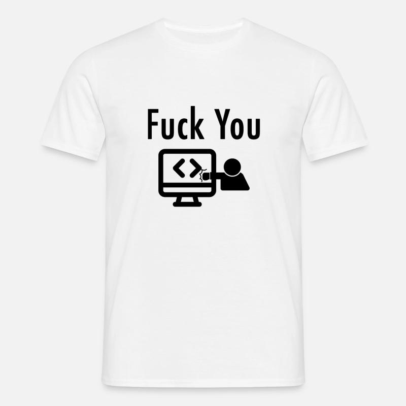 Codage - T-shirt Homme - blanc