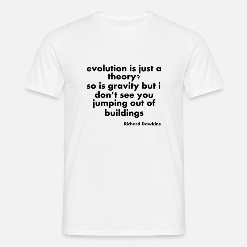 citations d'évolution - T-shirt Homme - blanc