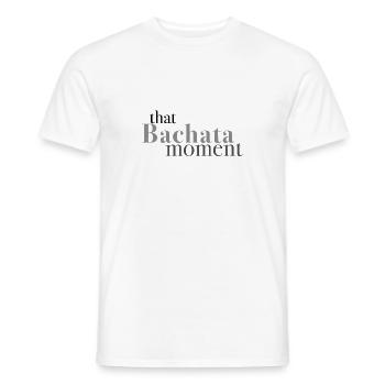 n'a actuellement Bachata - to Dance Shirts - T-shirt homme - blanc - Devant - AI Model Male 178 dark (178cm)