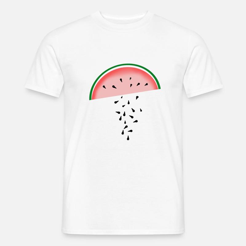Melone - Männer T-Shirt - Weiß
