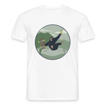 Ceci est la banane - T-shirt homme - blanc - Devant - AI Model Male 178 dark (178cm)