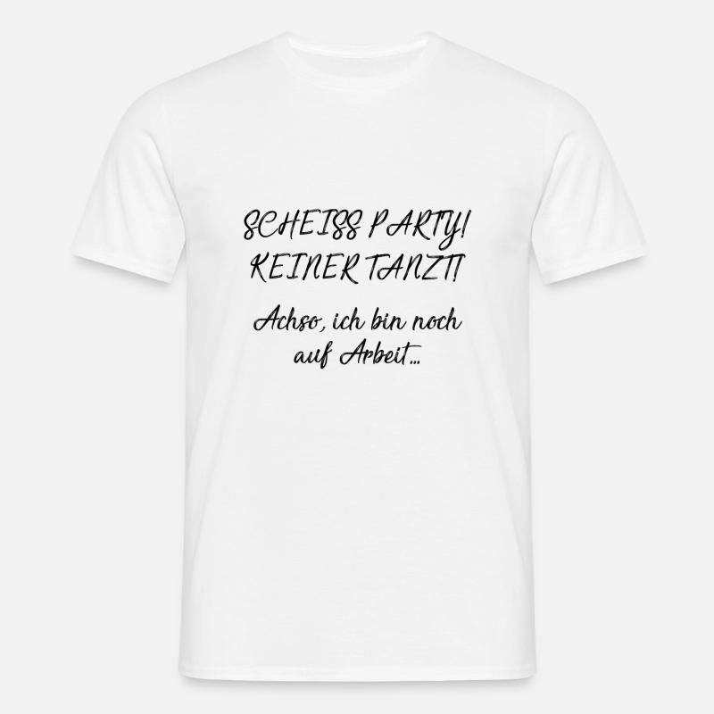 work - Men's T-Shirt - white