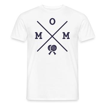 Padel tennis mother padel player padel - Men's T-Shirt - white - Front - AI Model Male 178 dark (178cm)