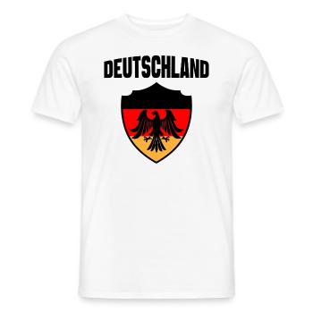 Deutschland - Männer T-Shirt - Weiß - Vorne - AI Model Male 178 dark (178cm)