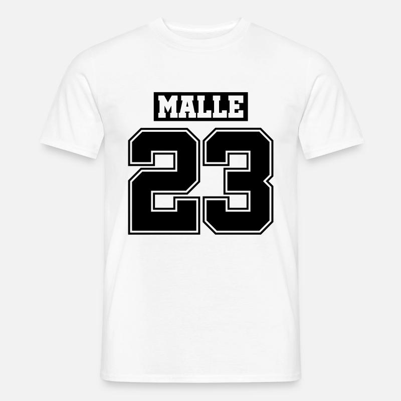 Malle 23 - Männer T-Shirt - Weiß