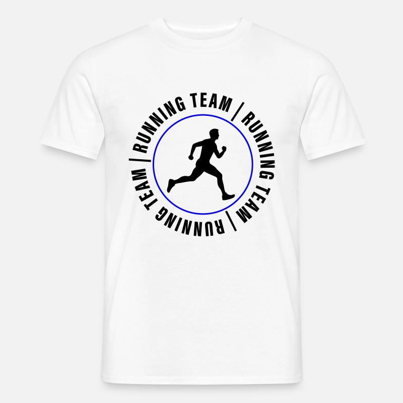 Running Team Marathon Mann - Männer T-Shirt - Weiß