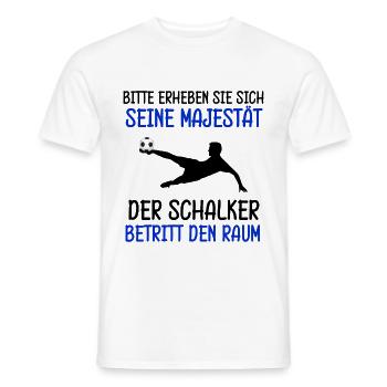Schalker Fußball Fan junge Geschenk Schalke - Männer T-Shirt - Weiß - Vorne - AI Model Male 178 dark (178cm)