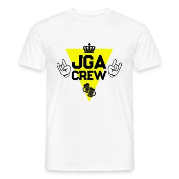 Junggesellenabschied Jga Crew Spruch - Männer T-Shirt - Weiß - Vorne - AI Model Male 178 dark (178cm)