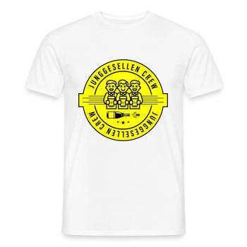 Enterrement de vie de garçon Crew Groom Enterrement de vie de garçon - T-shirt homme - blanc - Devant - AI Model Male 178 dark (178cm)