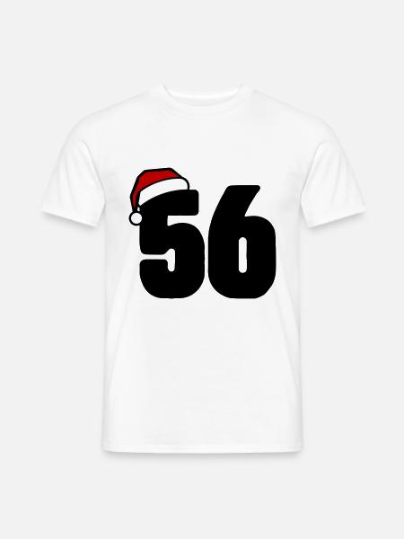 56 Numéro Noël - T-shirt homme - blanc