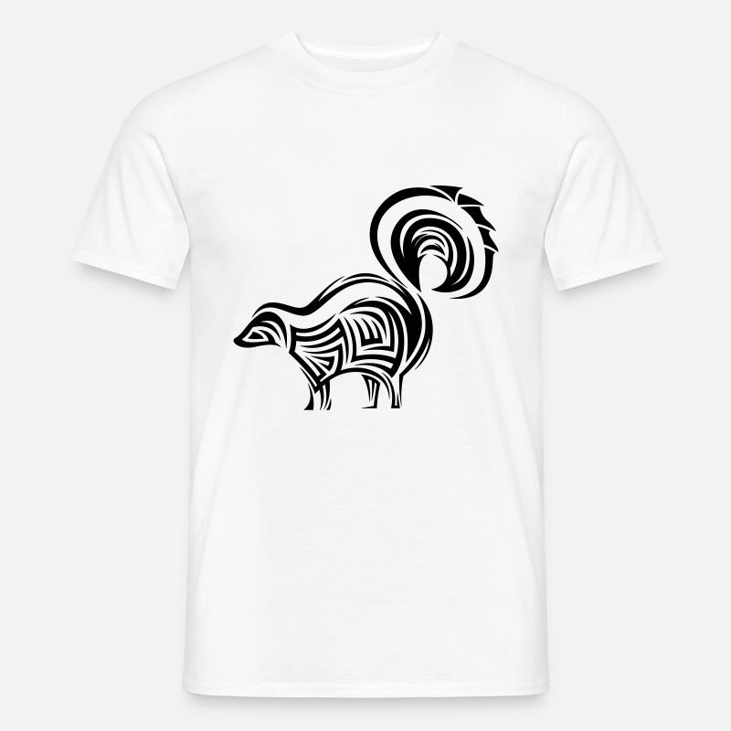 Stinker Tribal Tattoo - Männer T-Shirt - Weiß
