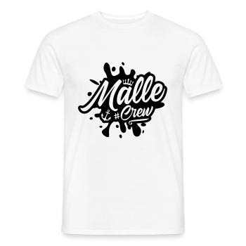 Malle Crew - Männer T-Shirt - Weiß - Vorne - AI Model Male 178 dark (178cm)