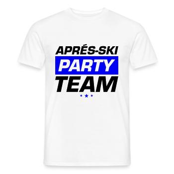 Apres Ski Party Team - Männer T-Shirt - Weiß - Vorne - AI Model Male 178 dark (178cm)