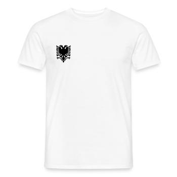 Albanian Eagle - Men's T-Shirt - white - Front - AI Model Male 178 dark (178cm)