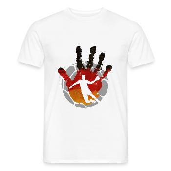 Handball Germany Team Players - Men's T-Shirt - white - Front - AI Model Male 178 dark (178cm)