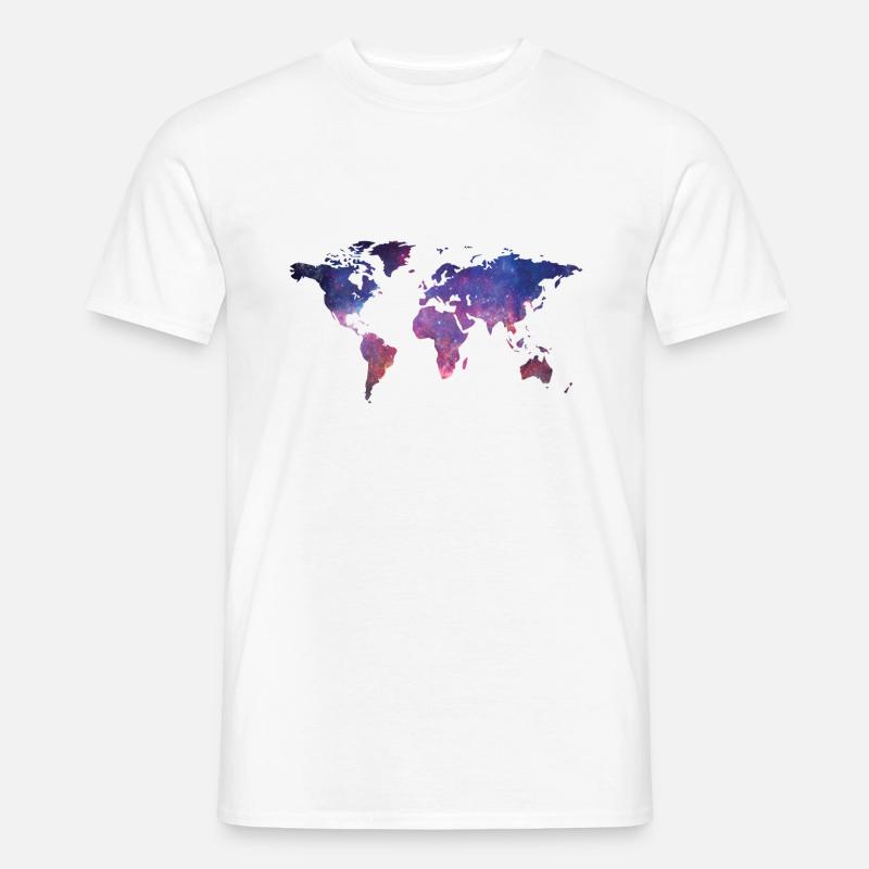 Terra di notte - T-shirt uomo - bianco