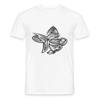 Goldfisch Tribal Tattoo - Männer T-Shirt - Weiß - Vorne - AI Model Male 178 dark (178cm)