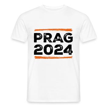Devis Prague 2024 - T-shirt homme - blanc - Devant - AI Model Male 178 dark (178cm)