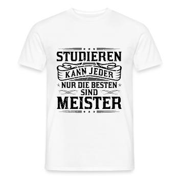 Handwerker Meister - Männer T-Shirt - Weiß - Vorne - AI Model Male 178 dark (178cm)