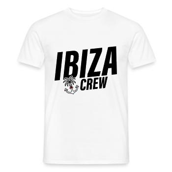 Ibiza Crew Anker Palme Herz Liebe - Männer T-Shirt - Weiß - Vorne - AI Model Male 178 dark (178cm)