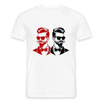Équipe de marié de célibataire - T-shirt homme - blanc - Devant - AI Model Male 178 dark (178cm)