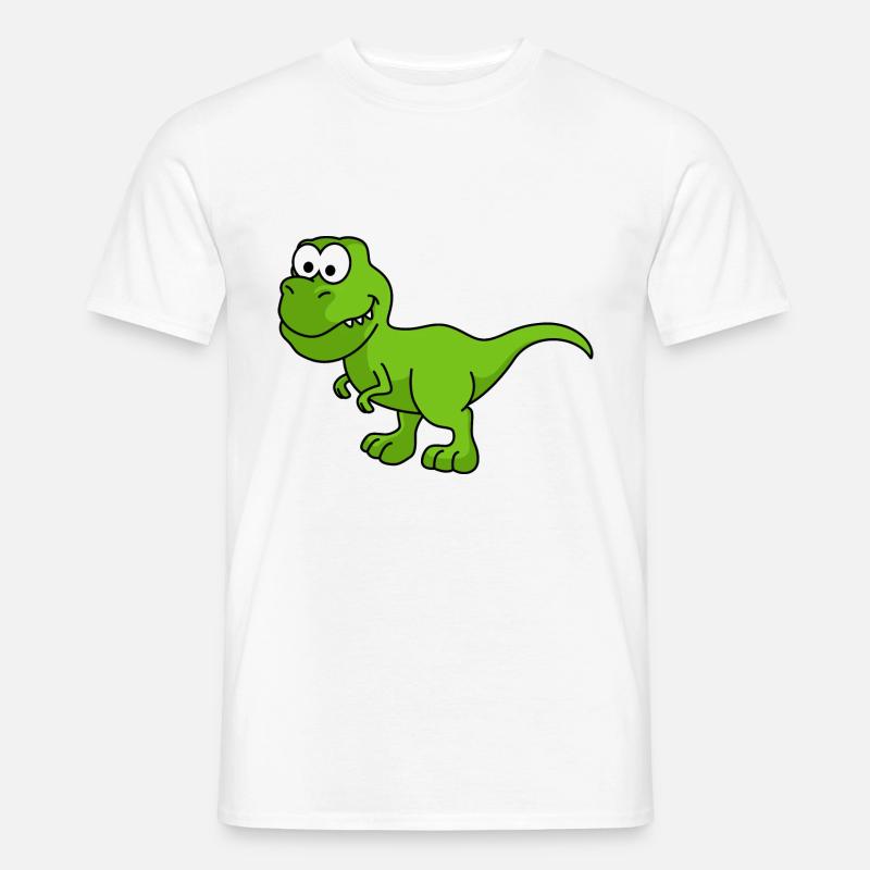 Dinosaur T-Rex Comic - Men's T-Shirt - white