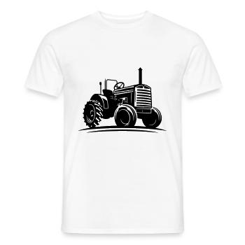 Traktor Farmer Symbol Bauer - Männer T-Shirt - Weiß - Vorne - AI Model Male 178 dark (178cm)