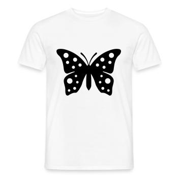 Symbole du papillon - T-shirt homme - blanc - Devant - AI Model Male 178 dark (178cm)