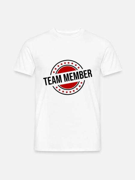 Membres de l’équipe - T-shirt homme - blanc