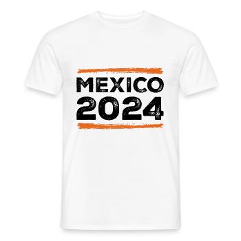 Mexiko 2024 Spruch - Männer T-Shirt - Weiß - Vorne - AI Model Male 178 dark (178cm)