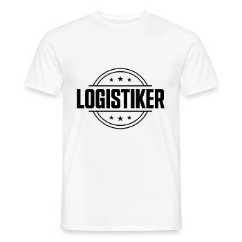 Logistiker Beruf - Männer T-Shirt - Weiß - Vorne - AI Model Male 178 dark (178cm)