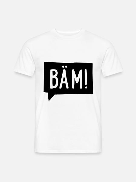 bäm - Männer T-Shirt - Weiß