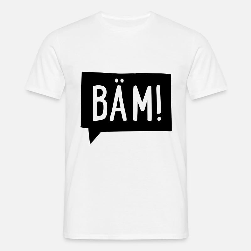 bäm - Männer T-Shirt - Weiß