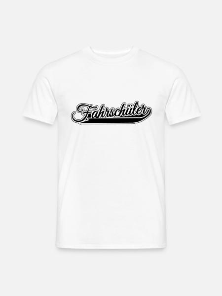 Fahrschüler - Männer T-Shirt - Weiß
