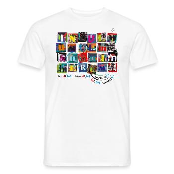 Ulm - Männer T-Shirt - Weiß - Vorne - AI Model Male 178 dark (178cm)