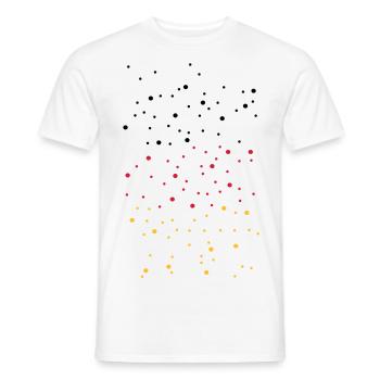 Allemagne - Noir Rouge Or 6 - T-shirt homme - blanc - Devant - AI Model Male 178 dark (178cm)