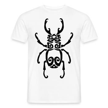 Black Insect - Men's T-Shirt - white - Front - AI Model Male 178 dark (178cm)