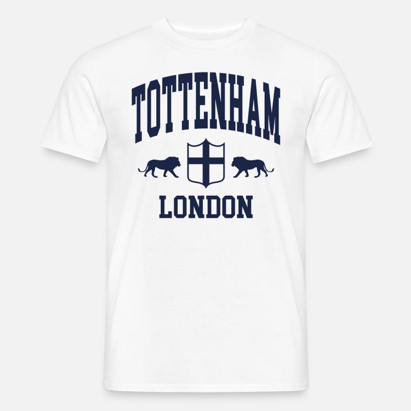 Tottenham - Männer T-Shirt - Weiß