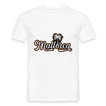 Vacances à Majorque - T-shirt homme - blanc - Devant - AI Model Male 178 dark (178cm)