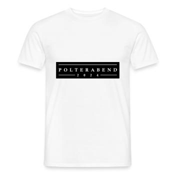 Polterabend 2024 - Männer T-Shirt - Weiß - Vorne - AI Model Male 178 dark (178cm)