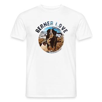Crabot bernois de montagne - T-shirt homme - blanc - Devant - AI Model Male 178 dark (178cm)